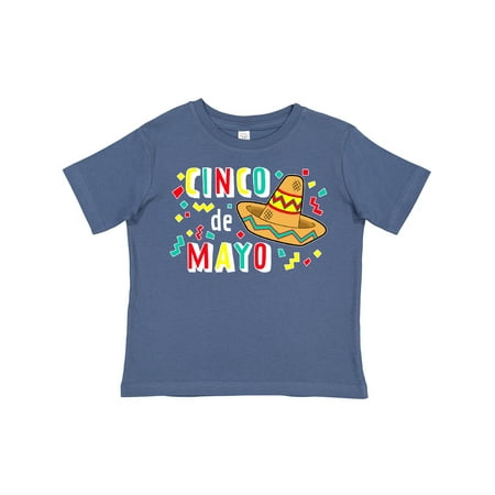 

Inktastic Happy Cinco De Mayo-sombrero Gift Toddler Boy or Toddler Girl T-Shirt