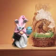 thumbnail image 6 of Easter Gnome Garden Statue Resin Figurine with Egg for Outdoor Yard Decor or Indoor Home Decoration Cute Holiday Gift Idea, 6 of 7