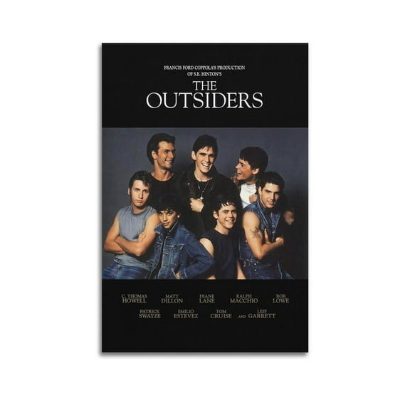 The Outsiders Movie Canvas Poster And Music Album Posters Wall Painting Aesthetics Room Decor