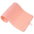 thumbnail image 1 of OULII Tapis de Bol pour Chat en Silicone Rose Imperméable 1 Ensemble, 1 of 8
