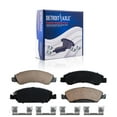 thumbnail image 6 of Detroit Axle - Front Rear Disc Rotors Brake Pads for Chevrolet GMC Silverado Sierra 1500 Tahoe Suburban Yukon XL Cadillac Escalade ESV: 12.99" Front & 13.58" Rear Rotor, 6 of 8