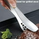 thumbnail image 4 of Silver Stainless Steel Italian Spaghetti Steak Tongs, 4 of 5