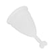 thumbnail image 3 of Juego de copas menstruales flexibles y reutilizables para mujer, copa Menstrual portátil de silicona suave con forma de corazón, color blanco, 10 Uds., 3 of 9