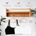 thumbnail image 7 of Alyce Ives Intimates Girls Cami Cotton Training Bras, Solids, XL, 10 Pack, 7 of 7