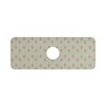 thumbnail image 7 of Yayeee Faucet Mat for Kitchen Sink 14.7" Diatomite Long Splash Guard Pad, Green Wildflowers Pattern, 7 of 7