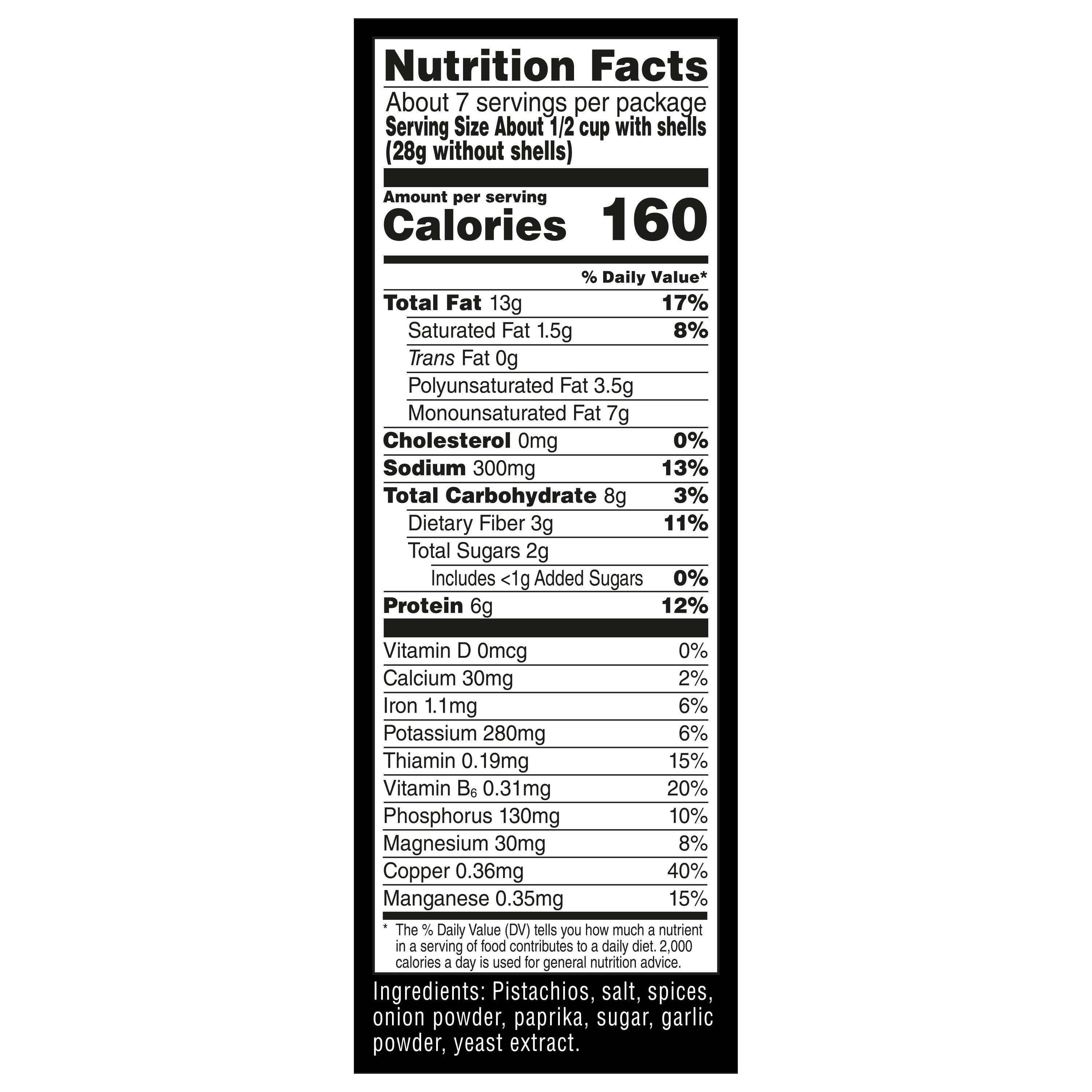 Wonderful Pistachios, Seasoned Salt, 14 Ounce Resealable Pouch