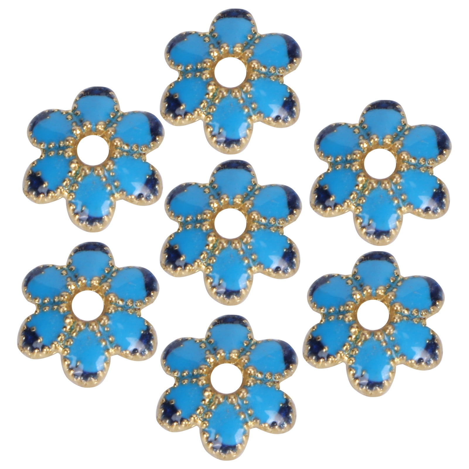 Perle en Alliage, Accessoire de Fabrication de Bracelet Perle de Fleur en Alliage Durable et Exquise Assemblable pour Cadeau