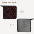 thumbnail image 2 of Pofeuu Red Snake Print Silicone Trivet Mats,Silicone Hot Pads for Kitchen, Silicone Trivets for Hot Pots and Pans, Silicone Hot Pad, 2 of 8