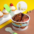 thumbnail image 4 of Spoon Stick Fork Dessert Spoons Stylish Transparent Dessert Spoon Set Versatile Practical Ice Cream Spoon Fork Stick Set for, 4 of 5