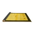 thumbnail image 2 of Ahgly Company Indoor Rectangle Solid Yellow Modern Area Rugs, 5' x 7', 2 of 4