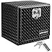 thumbnail image 3 of ARKSEN 18 Inch Heavy Duty Aluminum Diamond Plate Tool Underbody Box Waterproof Square Truck Storage Organizer Chest for Pick Up Truck Bed RV Trailer with T-Handle Lock and Keys - Black, 3 of 4