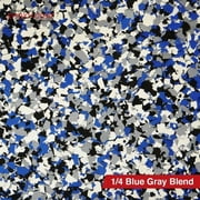 EPOXY-COAT - High Performance DIY Epoxy Floor Coating Certified Half Kit with Poly200 Top Coat (Blue/Gray Blend), 1.5 gal, covers up to 250sf or 1 car garage