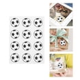 thumbnail image 2 of 120 Uds. Pegatinas con tema de pelota deportiva, pegatinas autoadhesivas para álbum de recortes, pegatinas de fútbol para deportes, 2 of 5