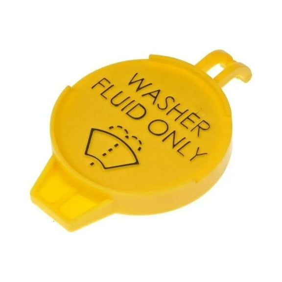 KarParts360 For Dodge Ram 2500 2005 06 07 08 2009 Windshield Washer Reservoir Cap | Made Of Plastic | Yellow | Snap On Type | Replacement For 55077261AA