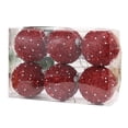 thumbnail image 2 of Cheers.US 6Pcs 8cm Christmas Balls Ornaments for Xmas Christmas Tree Theme Assorted Shatterproof Christmas Ball Ornament Set Decorations Festive Party, 2 of 7