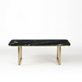 thumbnail image 3 of Expobazaar Black Marble And Mild Steel Coffee Table, 3 of 4