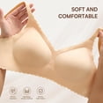 thumbnail image 2 of Bra DEANGELMON inalámbrico, sin costuras, sin varillas, push up, pack de 3, talla XL, 2 of 6