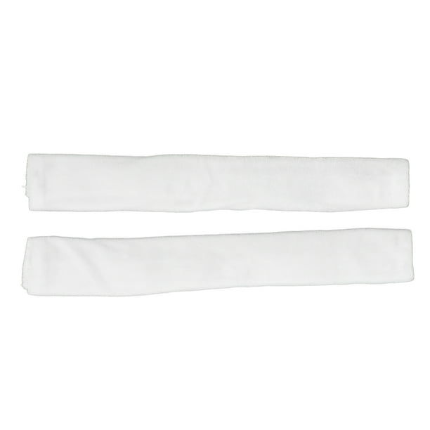 2PCS Cubiertas para manijas de puertas de refrigeradores Gancho y bucle Protector de tela para decoración de manijas de electrodomésticos de cocina para lavavajillas Horno de microondas Blanco