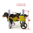 thumbnail image 3 of Pets Hind Leg Cart, Breathable Mesh Fabric Doggy Hind Leg Cart Stretchable  for Outdoor, 3 of 7
