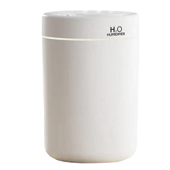 Humidifiers for Home,Bedroom,Quiet (4L Water Tank),3 Holes,28 dB Quiet, Supersized Cool Mist Air Humidifiers for Large Room, Plant, Indoor, Night Light,WIth 3 Cotton Cores,White