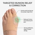 thumbnail image 2 of Cut Bunion Corrector Kinesiology Tape, Elastic Breathable Latex-Free Toe Support Strips, Self-Adhesive Hallux Valgus Corrector for Walking, 2 of 7