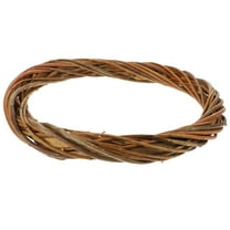 Pretyzoom Wreath Making Wreath Brown Wicker 1Pack