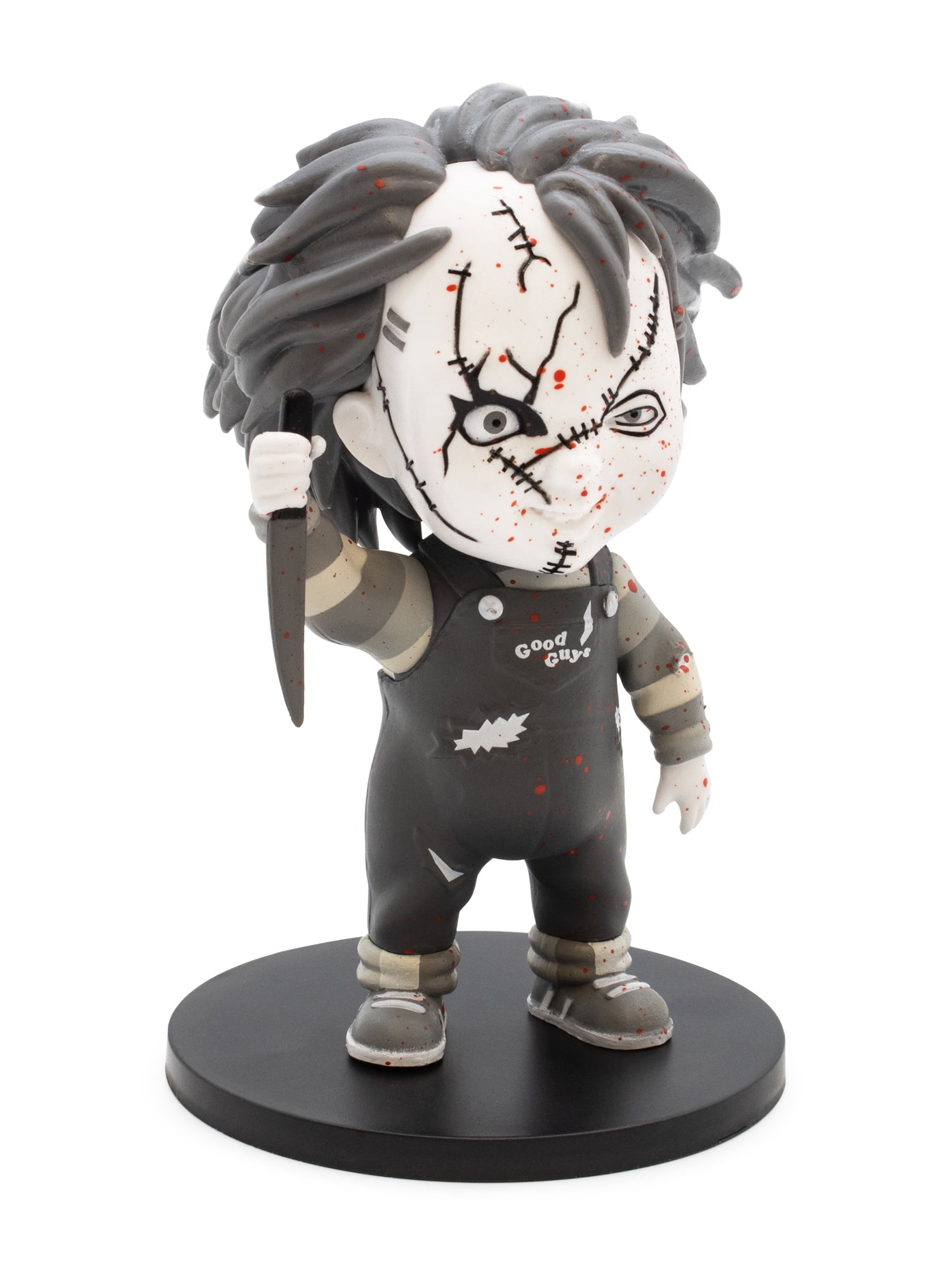 CultureFly Chucky Noir Black & White with Blood Splatter