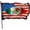 M1, variant on Mexico and U.S. 3x5 Ft Flags, Mexican American Flag With Lady Guadalupe Flag Poster Banner Sign for Indoor Outdoor Decoration