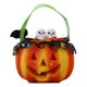 thumbnail image 3 of Iluminado Espuma de Halloween Calabaza Linterna Decoración Accesorios Celebración Festival Estatuillas Ornamento para Exterior Decoración estilo A Macarena Linterna de calabaza, 3 of 5