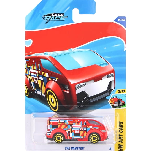 HW 2025 Let's Race The Vanster (Red) HW Art Cars