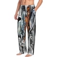 thumbnail image 6 of Naloa Four Running Horses Pajama Pants Men, PJ Bottoms, Sleep & Lounge Pants-XX-Large, 6 of 6