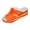 Orange, variant on Wedge Sandals for Women Peep Toe Slides Splice Leather Solid Color Platform Espadrilles Hook and Loop Casual Slip on Beach Shoes Purple Size 9
