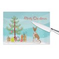 thumbnail image 4 of Carolines Treasures CK3491LCB Tan Abyssinian or African Hairless Dog Christmas Tree Glass Cutting Board - Large, 4 of 4