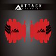 thumbnail image 2 of Attack Graphics Renegade Radiator Louver Decals Red for Honda CRF250R 2006-2009, 2 of 4