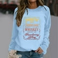 thumbnail image 2 of Women's Long Sleeve Shirts Country Concert Nashville Crew Neck Tunic Tops Country Music Graphic Loose Fashion Tees, 2 of 4