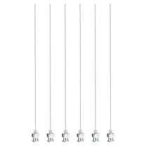 Uxcell 6 Pcs 25G 5 Inch Blunt Tip Dispensing Needle with Lure Lock for Refilling Liquid Inks Adhesives