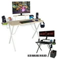 Atlantic Professional Gaming Desk Pro with Builtin Storage, Metal