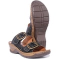 thumbnail image 5 of Josef Seibel Catalonia 76 Women's Leather Mule Sandal In Black Size 9, 5 of 6