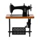 thumbnail image 1 of Mini Sewing Machine Mini House Ornament for Decoration 1Pcs Yellow ABS, 1 of 4