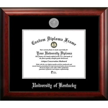 Campus Images KY998SED-1185 11 x 8.5 in. University of Kentucky Silver Embossed Diploma Frame