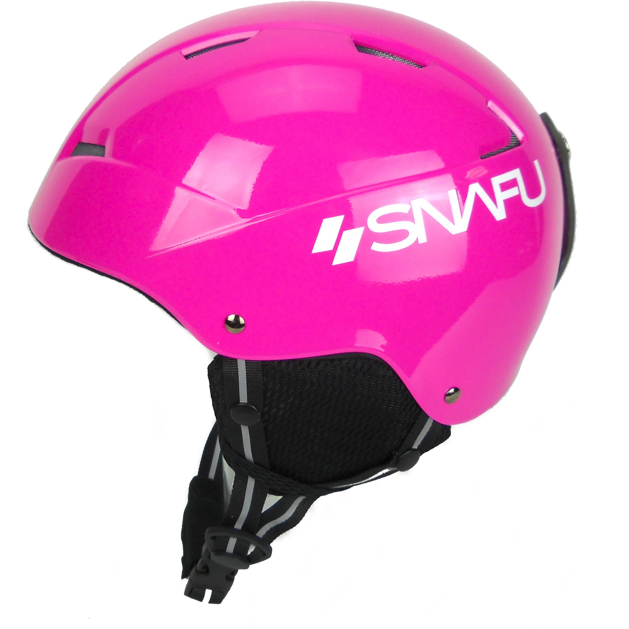 SNAFU Winter Sports Helmet, Gloss Pink, XS by