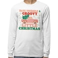 thumbnail image 2 of Groovy Little Christmas Long Sleeve Shirt Unisex 5X-Large White, 2 of 5