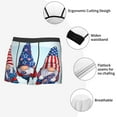 thumbnail image 5 of Wukai Cute Gnomes in USA1 Print Men’s Underwear Breathable Boxer Briefs,&nbsp;Moisture Wicking & Breathable-X-Large, 5 of 7