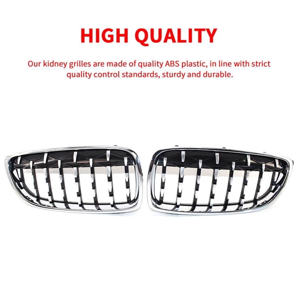 Riwesomey 1 par de parrillas delanteras de coche estilo meteorito parrilla de riñón para Serie 4 F32 Vehículos, repuestos y accesorios Mis No.2 Riwesomey VI008807-02