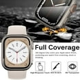 thumbnail image 4 of LEIXIUER Upgrade Case+Glass For Apple Watch Case 45mm 41mm Series 8 7  Upgrade To Apple Watch Ultra 49mm Screen Protector PC Cover For iwatch 6 SE 5 40mm 44mm, 4 of 11