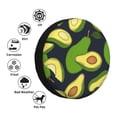 thumbnail image 5 of Balery Fresh Avocadotire Cover Waterproof Dust-Proof, Universal Spare Wheel Tire Cover For Trailer, Rv, Suv Truck And Vehicle Camper Accessories-17 Inch, 5 of 9
