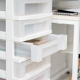 thumbnail image 4 of IRIS Drawer Storage Cart with Organizer Top, Black and White, 4 of 6