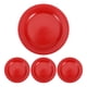 thumbnail image 4 of Platos de melamina 4 piezas Platos de cocina irrompibles Platos pequeños para fiestas Plato redondo plano de melamina Plato para servir alimentos para espaguetis Contenedor de refrigerios, 4 of 6