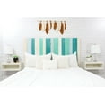 thumbnail image 3 of Barn Walls Serenity Mix Signature Design, Multicolored Solid Wood Headboard, Floating Panels, Wall Mount, Adjustable Height, Easy Assembly Twin Size, 3 of 10