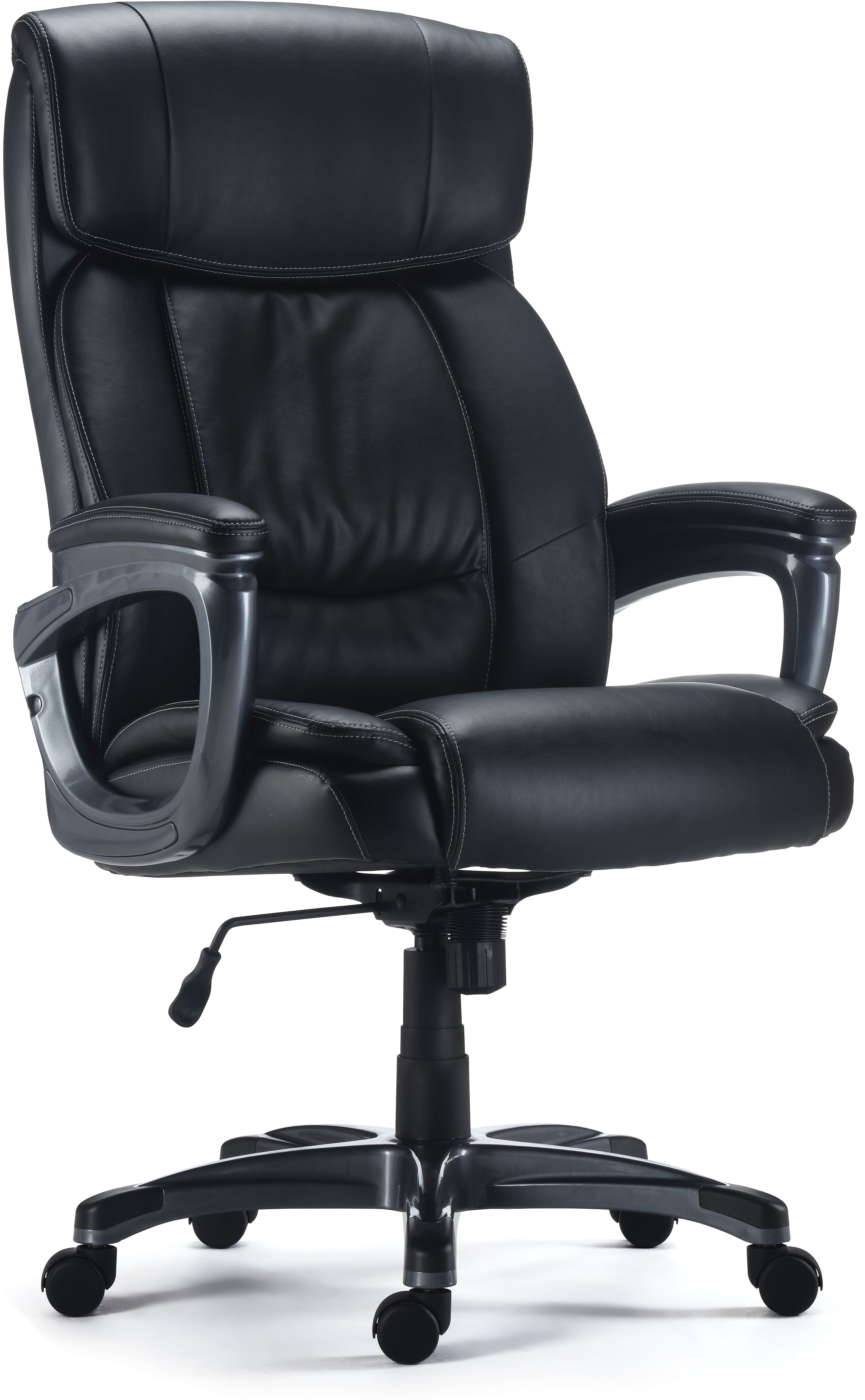 492943 9339BK Details about   Global Airflow Mesh Back Leather Manager Chair Black 